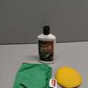 Meguiar's PlastX Clear Plastic Cleaner & Polish (10 oz) Bundle with Microfiber Cloth & Foam Pad (3 Items)