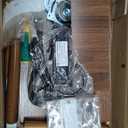 Huuger Nightstand with Charging Station, USB-C Port, Fluted Night Stand with Drawer, Bed Side Table with Solid Wood Feet, Open Storage, End Table with Raised Edge, for Bedroom, Walnut