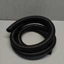 Pond Tubing 1 1/4 Inch Id Flexible Plastic Corrugated Water Sump Pump Drain Hose10Ft,Black