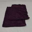 MIULEE Pack of 2 Couch Throw Pillow Covers 12x20 Inch Soft Plum Purple Chenille Pillow Covers for Sofa Living Room Solid Dyed Pillow Cases