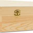 Wooden Memorial Keepsake Box, 17-3/4 Inch Pet Casket, Wooden Coffin Tray, Unfinished Wood, Pack of 1 for Small Pet Burial by Woodpeckers