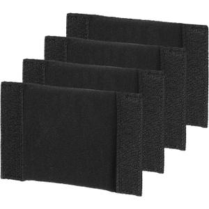 PATIKIL Camera Bag Divider, 4Pcs 5.51"x3.78"x0.55" Shockproof Camera Bag Inserts Separator Pad Protective Lens for Nikon Camera DSLR Protect Bag Organizer Universal Divider Cushion, Black