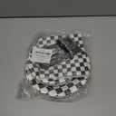 100 Pcs Racing Checkered Party Supplies Set, Serves 25 Disposable Black and White Checkerboard Paper Plates, Napkins, and Forks, Race Car Themed Tableware for Birthday, and Racing Table Decorations