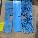 2 in 1 Mop Refill Replacement Pad Microfiber Chenille Noodle Floor Cleaning Washable Removable Super Absorbent Laminate Dust Cleaning Head Refills 