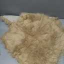 OYIMUA Fluffy Decorative Throw Pillow Covers Beige , Faux Fur Farmhouse Luxury Pillow Cases,Soft Plush Fuzzy Cushion Covers for Sofa Couch Living Room Bedroom Set of 2, 17in x 17in