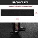 450 GSM Extra Thick Waterproof Black Carpet Runner for Events Decorations, 3X30 Ft Not Slip Black Runner Aisle Runway Rug for Wedding, Party, Banquet, Activity Entrance and Special Events Decorations