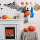 Weysat 4 Pcs Autumn Pumpkin Wall Hooks Pumpkin Key Holder Fall Towel Hooks Thanksgiving Wall Decor Heavy Duty Clothes Hanger for Fall Bathroom Living Room Decor