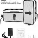 Inwa Bluetooth Outdoor Speaker, IPX5 Waterproof Wall Mount Speaker, Wireless Sync Up to 100 Speakers, Connect Seamlessly to Phone, Computer, Suitable for Patio, Porch, Gazebo, Garage, 2 PCS