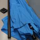 Blissun 9 ft Solar Umbrella, 32 LED Lighted Patio Umbrella, Table Market Umbrella, Outdoor Umbrella for Garden, Deck, Backyard, Pool and Beach (Light Blue)