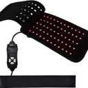Red Light Therapy Pad, 660nm & 850nm Near Infrared Red Light Therapy for Body,60 LED Beads Dual Light Chips, Red Light Therapy Blet with 3 Light Intensity, Pulse Mode,Improve Circulation.