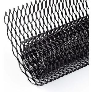 AggAuto Universal 40"x13" Car Grill Mesh - Aluminum Alloy Automotive Grille Insert Bumper Honeycomb Hole 10x38mm, One of the Most Multifunctional Shape Grids Orange