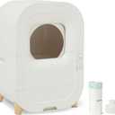 Amazon Basics Self-Cleaning Cat Litter Box with Safety Sensors, Removable Washable Liner