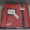 Sattiyrch Christmas Ornament Storage Box,Box Contributes Slots for 128 Holiday Ornaments 3-Inch (128 pcs-3in without Trays, Red)