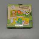 Benresive Wooden Toddler Puzzles, 6pcs Animal Montessori Toys for 1-3 Year Old Boys & Girls, Learning Educational Preschool Toys, Great Gifts for 1 2 3 Year Olds