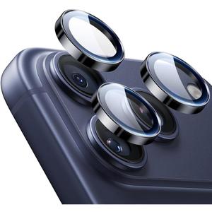 ESR 2 Pack for iPhone 17 Pro Max/ 17 Pro/ 16 Pro Max/ 16 Pro/ 15 Pro Max/ 15 Pro/ 14 Pro Max/ 14 Pro Camera Lens Protector, Ultra-tough HD Individual Lens Protectors, Ultra-thin Tempered Glass, Black