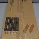 QEEIG Bathroom Floating Shelves for Wall - 15.7" Wall Mounted Shelf Over Toilet Farmhouse Home Decor Display Bookshelf Small 15.7 x 6.7 inch Set of 2, Rustic Brown (008-40BN)