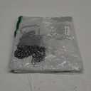 8x8 Canopy Replacement Top Outdoor Tent only Silver Coated Cover with Ropes, Silver Gray