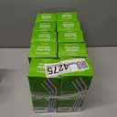 Disposable Striped Plastic Flex Straws, 7.5" Long, Assorted Colors, 100 Count, Large Pack