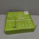 Hands-Free Floor Magnifying Glass with Light and Stand 48-LEDs Lighted Magnifying Lamp with 360 Flexible Gooseneck for Reading Close Work Repair Crafts