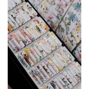 UPAFEXXI-Laminated Bible Tabs (Gold Foil Embossed Lettering), Bible Tabs for Women and Men, Reposition Large Print Stickers, Easy to Read and Apply, 80 Chapters Labels for Easy Navigation(Purple)