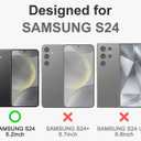 Tnarru Designed for Samsung Galaxy S24 Clear Case with Stand [Magnetic Ring Holder Kickstand] Soft TPU Bumper Non-Yellowing Anti-Scratch Lightweight Slim for Samsung Galaxy S24 Case Silver