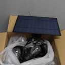 Brightech 104 (52x2) FT Ambience Pro Solar Powered Outdoor LED String Lights - Waterproof Remote Control Lights - 32 Bulbs, 7W Solar Powered Soft White Light for Camping, Patio, Garden