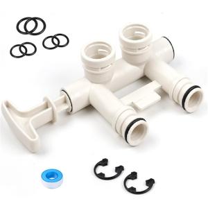 Upgraded Water Softener Bypass Valve 7278434, Compatible with Sears, North Star, GE, Ecowater, 3/4" Softener Valves