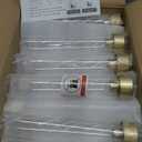 2PCS Gold Floor Candelabra,5 Arm Candle Holder Tall Floor Candle Holder with Acrylic Lampshade for Wedding Table Birthday Party Home Decoration Fit LED Taper Candles