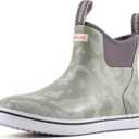 SUREWAY Men's Deck Boots Professional Non-Slip Fishing & Ankle Boating Boot Waterproof Rain Boots, Lightweight Neoprene Rubber Deck Boots, US Men 10, US Women 12