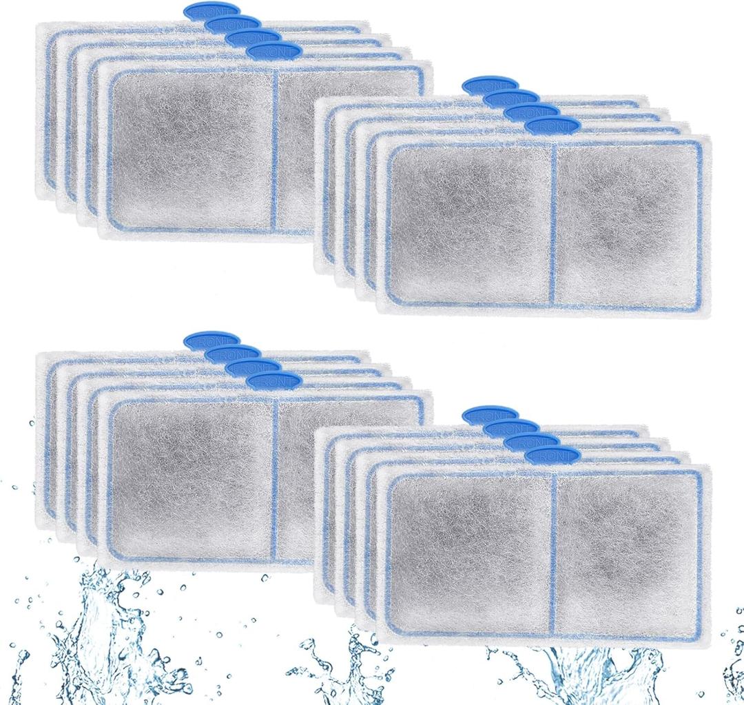 driamor 16 Pack Filter Cartridges Compatible with EF-S Element and BF5 BETTAFLO Filter, Thickened Fish Tank Replacement Filters Cartridge with Zeolite