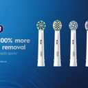 Oral B Cross Action Electric Toothbrush Replacement Brush Heads Refill, 4Count