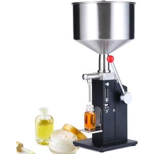 Manual Paste Liquid Filling Machine, Adjustable 5-50ml Bottle Filler A03