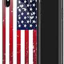 for iPhone X/Xs Case, Military-Grade Protection, All-Around Shockproof Corners, Anti-Scratch Phone Case for iPhone X/Xs - American Flag