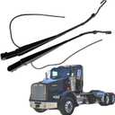 2-Pcs Front Windshield Wiper Arm Pair Kit Compatible with Kenworth T600/T600A/T660/T800, 2006-2012, Front Driver Side and Passenger Side Windshield Wiper Arm Set, Replace#602-5403 602-5404.