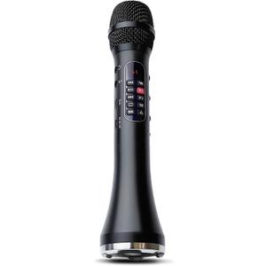 Karaoke Microphone Wireless Bluetooth,Handheld Voice Amplifier,Portable Mic with Speaker 30W High Power DSP Chip Smart Noise Reduction for Car/Indoor/Outdoor Speaking Teaching Singing (BLACK)