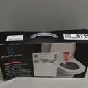 Ultra-Slim 3-in1 Bidet, Warm Water, Self-Cleaning, Posterior&Feminine Wash-(Retractable Dual Nozzles), Non-Electric Bidet Attachment for Toilet Seat, Adjustable Water Pressure, Stainless Steel Inlet