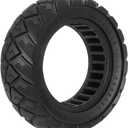 11Inch Scooter Rubber Tires, 90/65-6.5 Anti-Slip Off-Road Solid Tire, for Zero 11X Electric Scooter, Wear-Resistant Rubber Replacement Wheel with Good Grip and Off-Road Performance