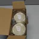 TECHLONG Flameless Candles Battery Operated with Remote Timer, 3D Moving Flame Flickering, Last 600+ Hours Battery Candles, 3" x 4" Ivory Real Wax Electric LED Candle for Wedding Party, Set of 2