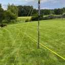 Portable Volleyball Net Set Outdoor, Professional Volleyball Set with Adjustable Height Poles, Scoring Marker, Boundary Line, with Pump and Carrying Bag for Backyard Beach, 32 Feet By 3 Feet