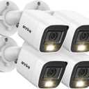 ANNKE 4 Packed 2.0MP 1080P 1920TVL Wired Security Camera Kits, HD TVI Add-on Outdoor CCTV Cameras, Smart Dual Light, IP66 Weatherproof Housing, Home Surveillance Bullet Cam