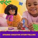 Dora, Best Friends Dora & Boots Set, 6-inch Doll with Clothes, Backpack & Boots Toy Figure, Kids Toys for Girls & Boys Ages 3 and Up