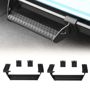 2Pcs Running Boards Side Steps Fit for Bronco 2021 2022 2023 2024 Black Side Door Steps 2/4 Door，Side Bars Step Plates