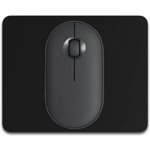 Dapesuom Small Mouse Pad, 5 x 6 Inch Thick Rubber Premium-Textured Non-Slip Portable & Washable Mini Mouse Mat for Women Men Wireless Laptops Keyboard Tray Gaming Work Computer Travel, Jet Black