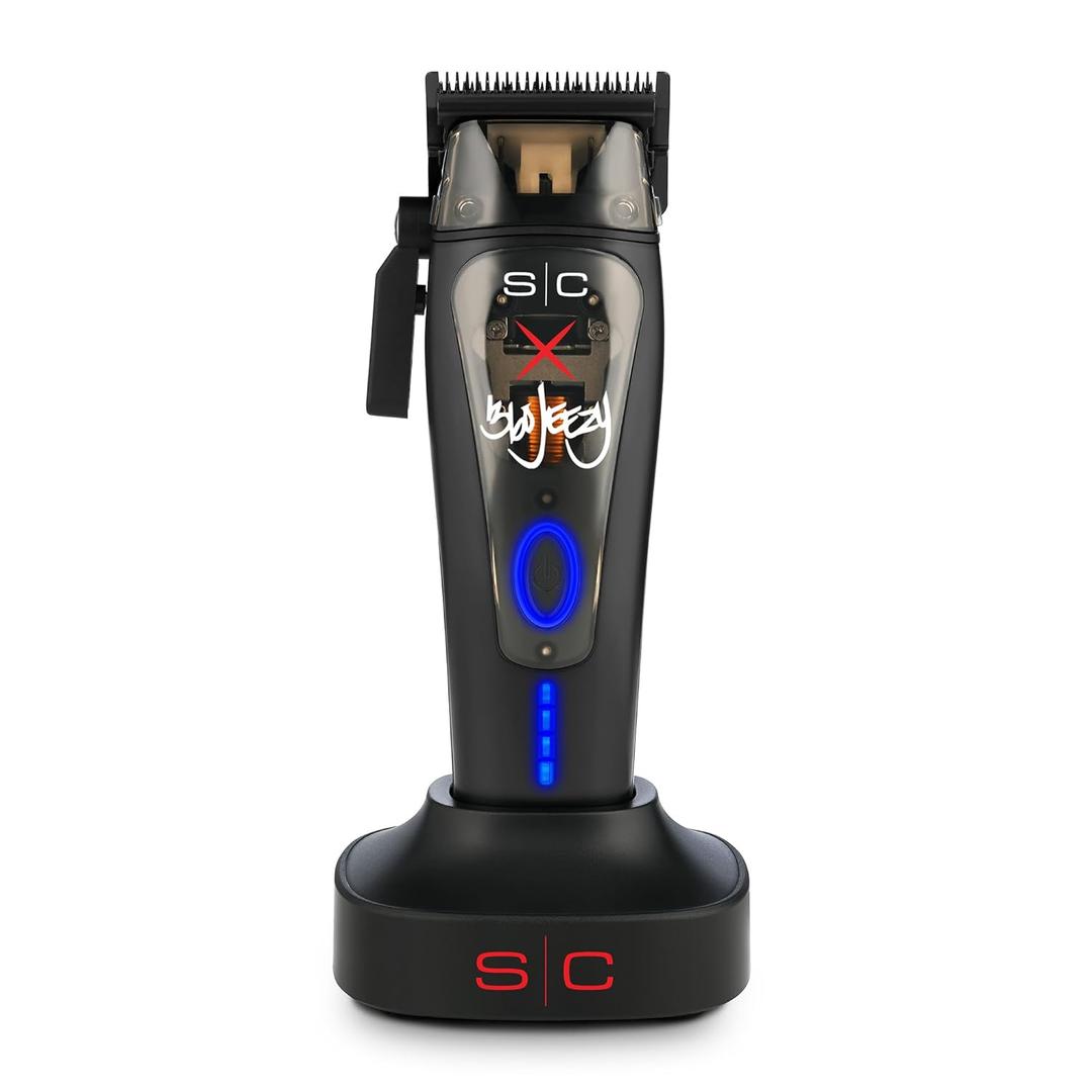 Stylecraft Instinct Professional IN2 Vector Motor Cordless Hair Clipper with Intuitive Torque Control, 3 Modular Lids