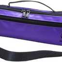 Paititi Brand New C Flute Hard Case Cover w Side Pocket/Handle/Strap Purple Color