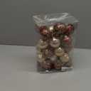 30ct Christmas Ball Ornaments Shatterproof Christmas Hanging Tree Decorative Balls for Party Holiday Wedding Decor Burgundy Champagne, 2.36", 60mm