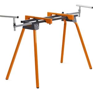 BORA Universal Miter Saw Stand with Quick Release Tool Mounting System- Portable Miter Saw Stand 500 Lbs Max Weight Load - 34-inch Height with Outrigger Arms Up to 114 Inches - PM-4000, Orange