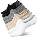 wernies No Show Socks Women Low Socks Non Slip Flat Boat Line 3 Pairs Size 8-11