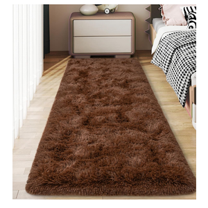 Tepook Super Soft Fluffy Rug for Bedroom, Modern Shaggy Fuzzy Kids Rugs for Living Room, Plush Indoor Nursery Home Decor Dorm Carpet with Non-Slip Bottom, Cream White, 2 X 3 Feet