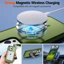SUPFINE Magnetic for iPhone 15 Pro Case (Compatible with MagSafe) (Military Grade Drop Protection) Translucent Matte Shockproof with Anti-Fingerprint Phone Case,Cangling Green